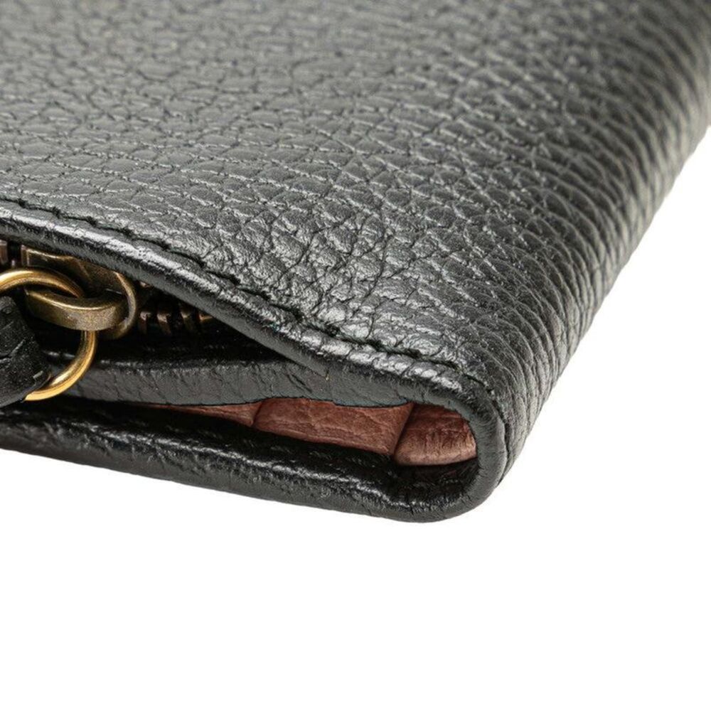 Pre Loved gucci Square Wallet Bow Accent Women black | black Wallets - Picture 5 of 8